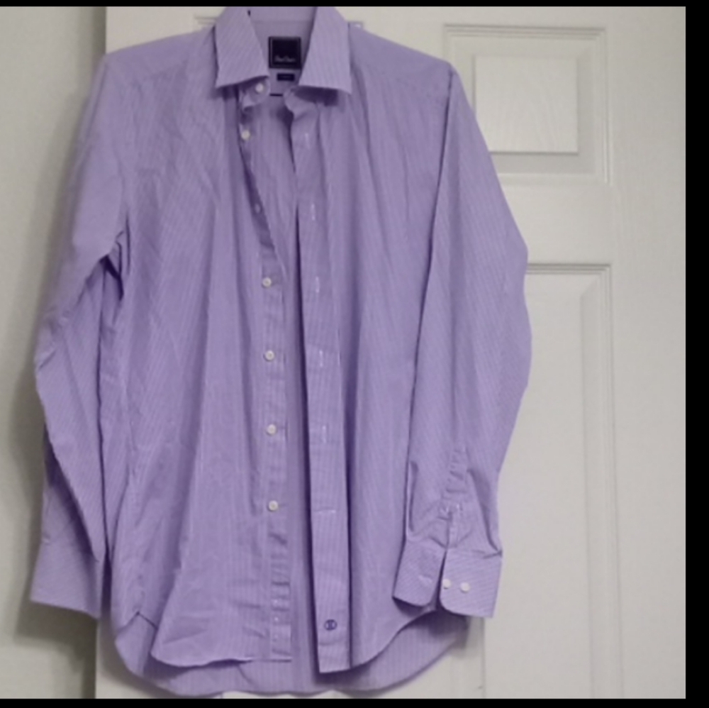 Purple Dress Shirt Long-Sleeved Classic